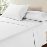 4-Piece Cotton Bed Set - White