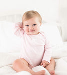 Long Sleeve Onesies - 2 Pack - Blossom/Striped