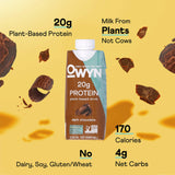 100% Vegan Plant-Based Protein Shakes - 4 Pack