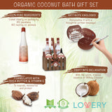 Organic Spa Gift Basket - Coconut