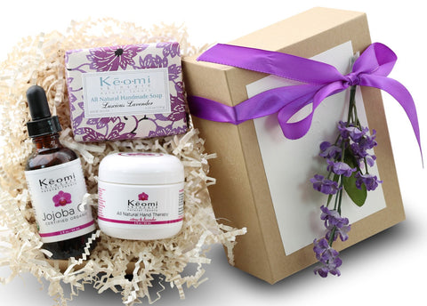 Handmade Bath and Body Set - Lavender