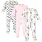 Onesie Pajamas - 3 Pack - Pink/Rose