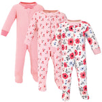 Onesie Pajamas - 3 Pack - Pink/Rose