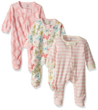 Onesie Pajamas - 3 Pack - Pink/Rose