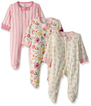 Onesie Pajamas - 3 Pack - Pink/Rose