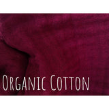 Cotton Muslin Throw Blanket - Burgundy/Red