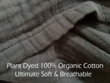 Cotton Muslin Throw Blanket - Light Gray