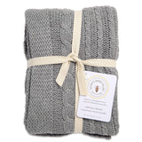 Cotton Baby Blankets - 2 Pack - Gray/Honeybee