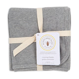 Cotton Baby Blankets - 2 Pack - Gray/Honeybee